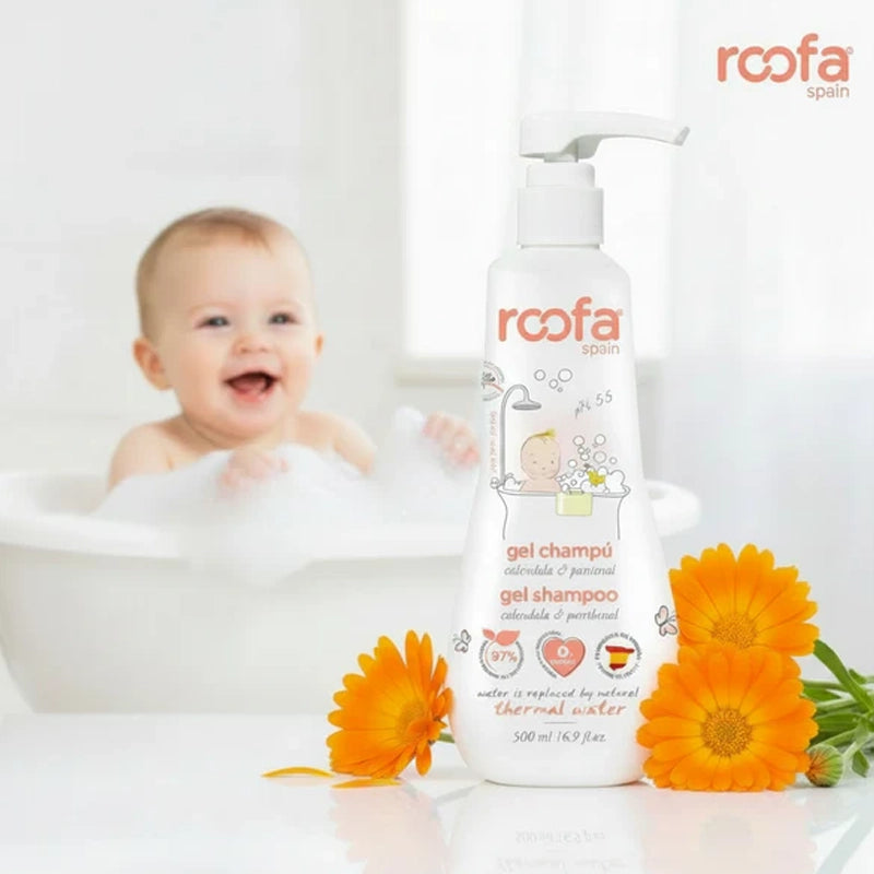 Baby Gel Shampoo with Calendula & Panthenol for Sensitive Skin – 500ml