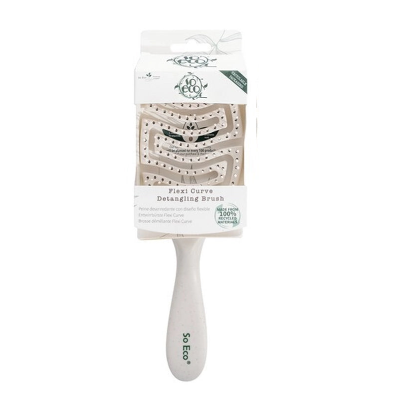 Curved Vented Detangling Brush for Wet & Dry Hair - Oval Shape