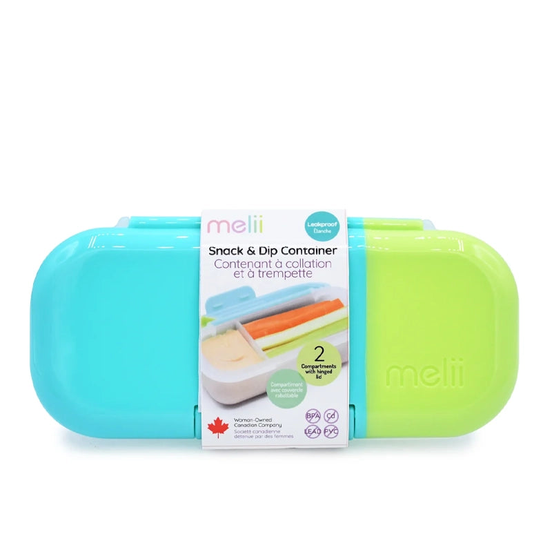 Leakproof Snack & Dip Container for Kids Lunch Boxes