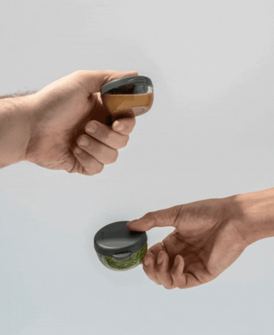 Reusable Leakproof Small Salad Dressing Containers - 2pcs