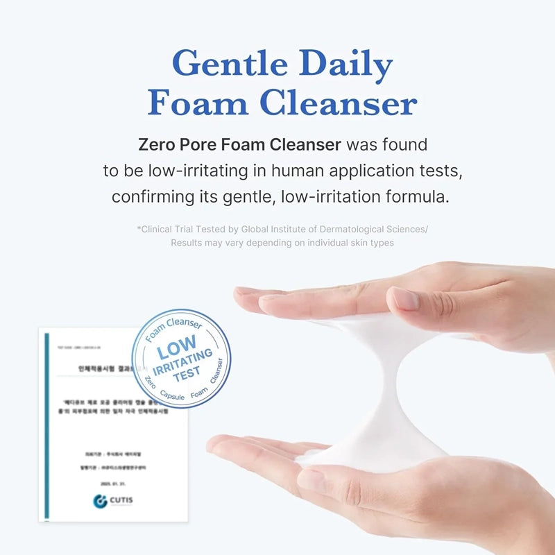 Zero Foam Daily Pore Care Facial Cleanser - 120ml