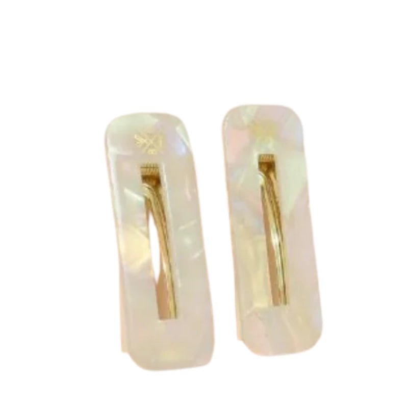 Handmade Hair Barrette Clips - 2pcs