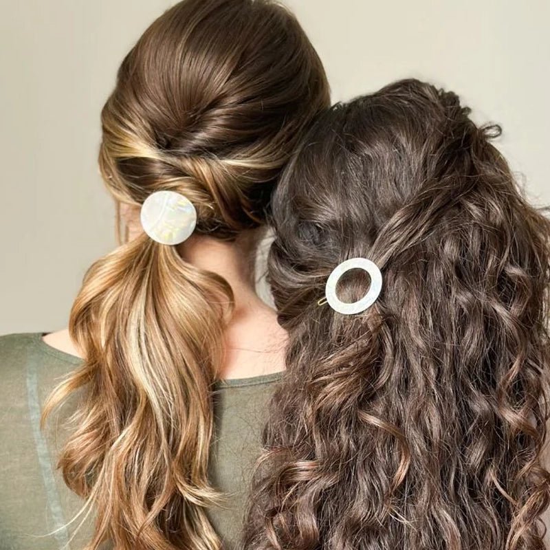 Plate Hair Tie with Elastic Band