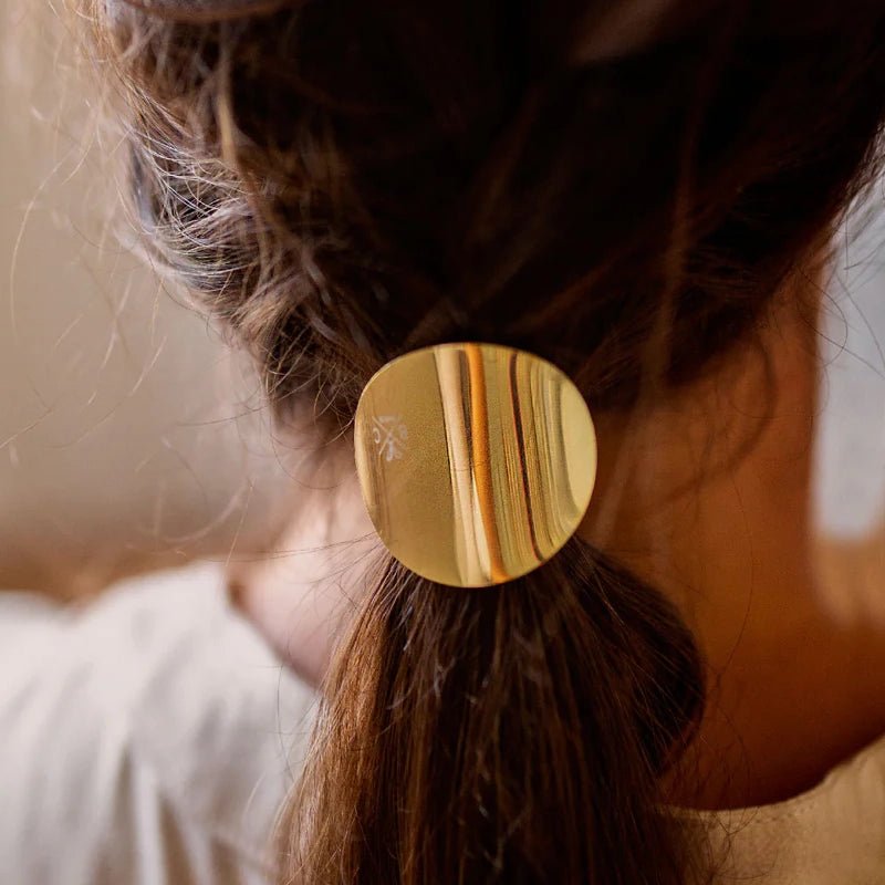 Plate Hair Tie with Elastic Band