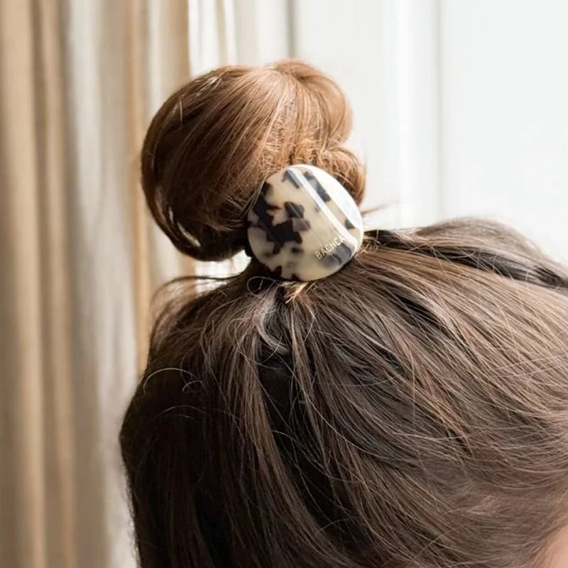 Plate Hair Tie with Elastic Band