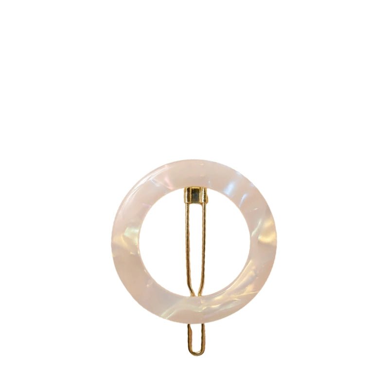 Round Barrette Hair Clip
