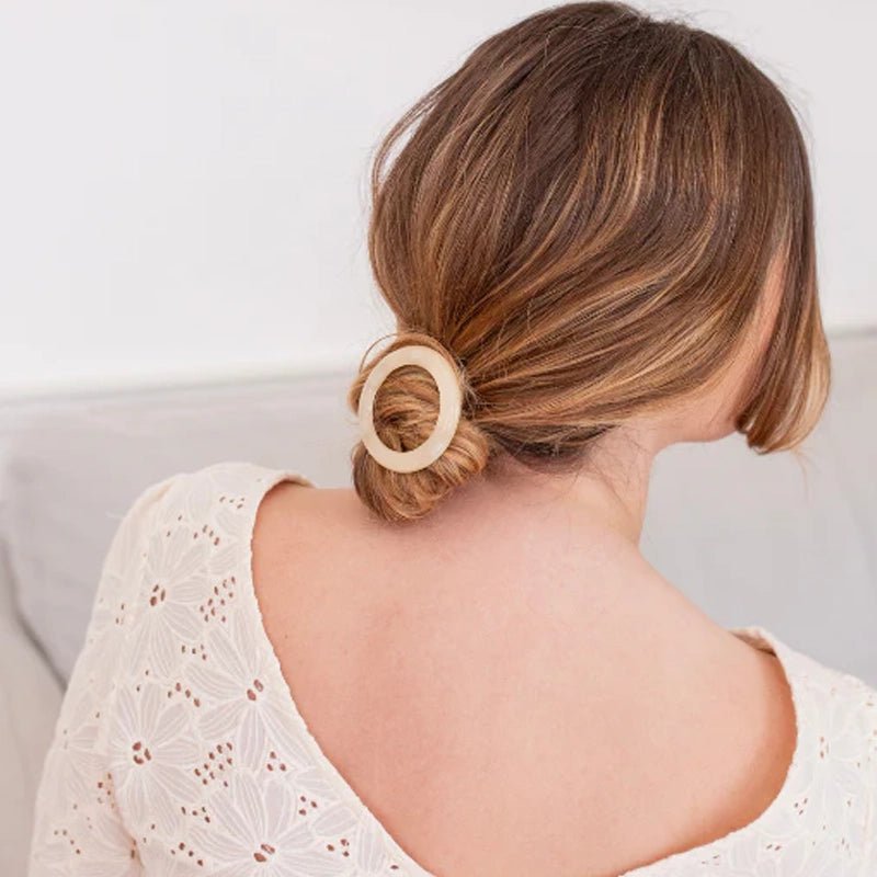 Round Barrette Hair Clip