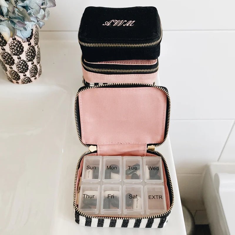 Daily Pill Organizer Box with Compartments - Small