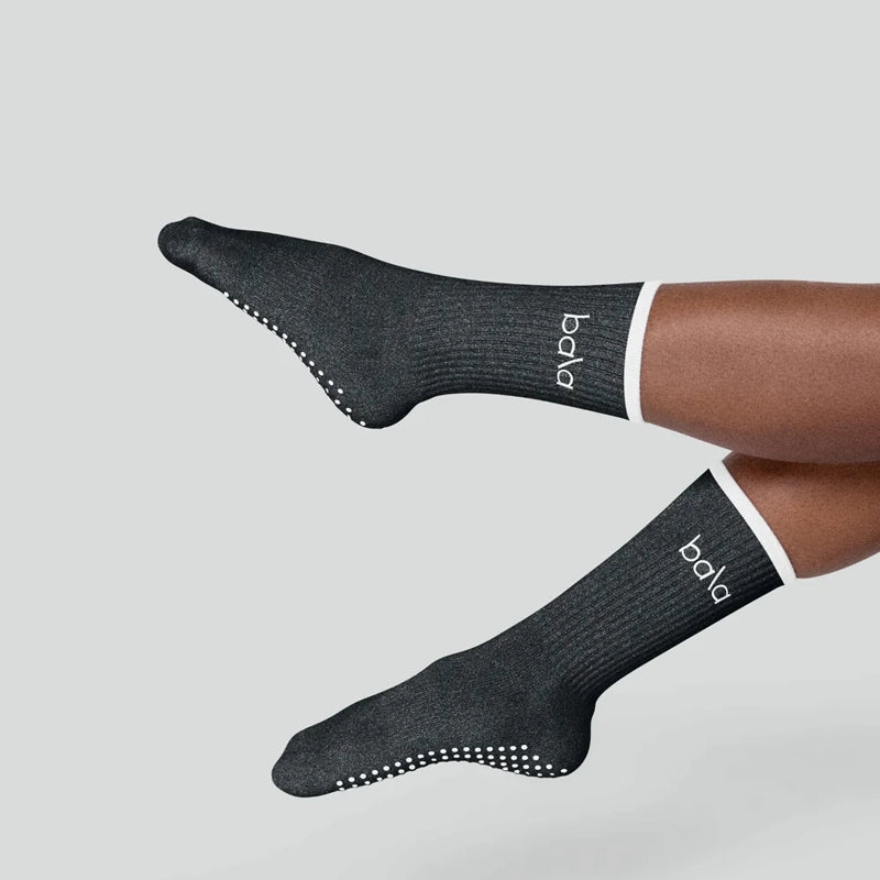 BALA Get A Grip The High Socks - 1pair - Charcoal in Kuwait - Waha Lifestyle