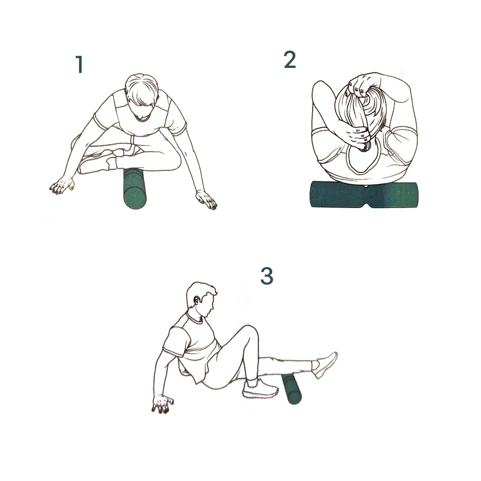 The Hourglass Foam Workout Roller for Yoga, Neck, Back & Legs Exercise