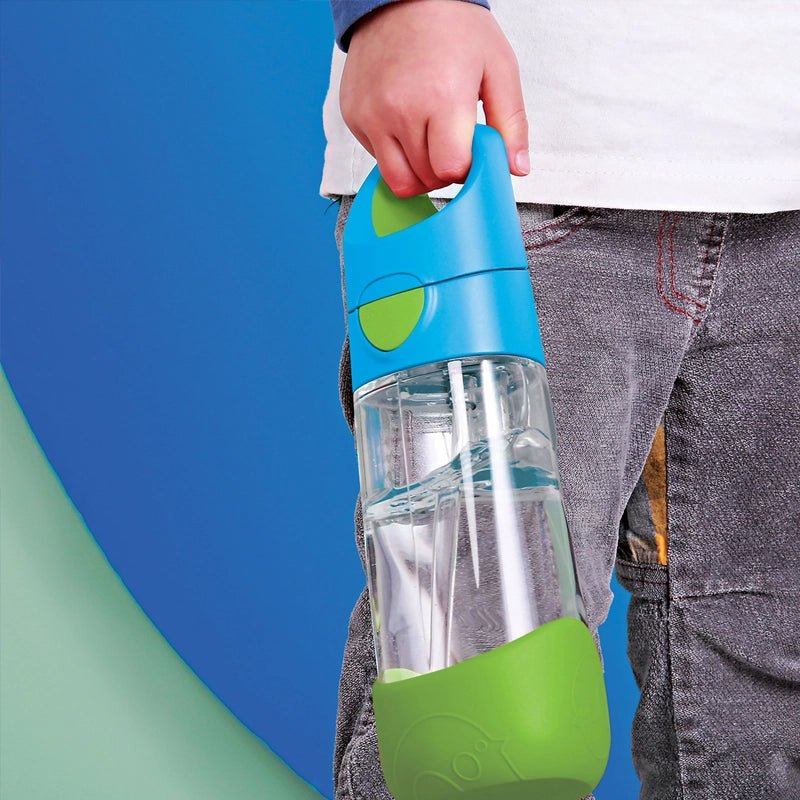 BPA-free Tritan Kids Water Bottle with Straw - 450ml