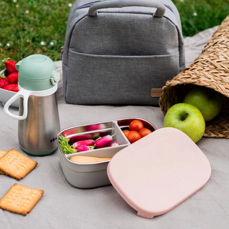 Leak-Proof Stainless Steel Kids Lunch Box