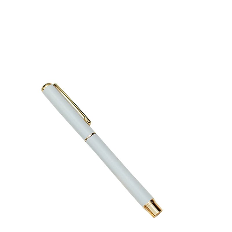 Black Ink Ballpoint Pen with Gold Detailing - Waha Lifestyle