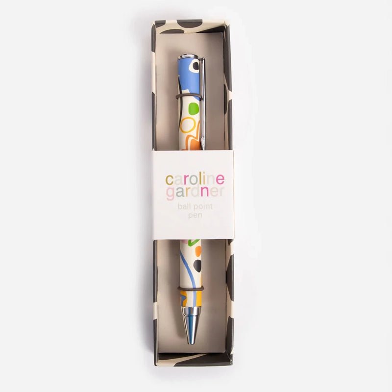 CAROLINE GARDNER Black Ink Ballpoint Pen with Matching Gift Box - Waha Lifestyle
