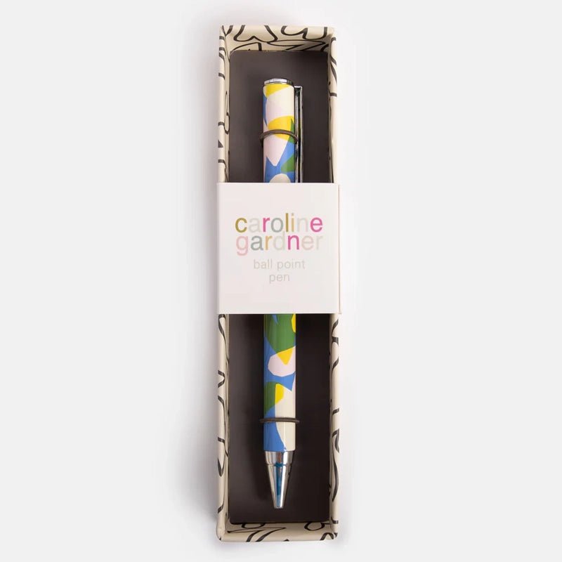 CAROLINE GARDNER Black Ink Ballpoint Pen with Matching Gift Box - Waha Lifestyle