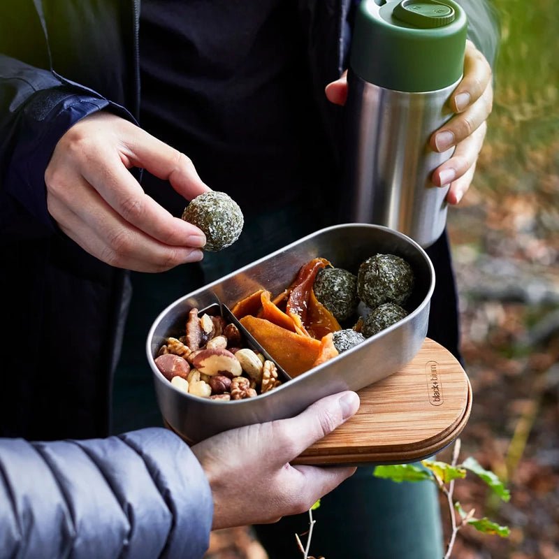 Stainless Steel Leakproof Bento Box with Bamboo Lid - 2x500ml