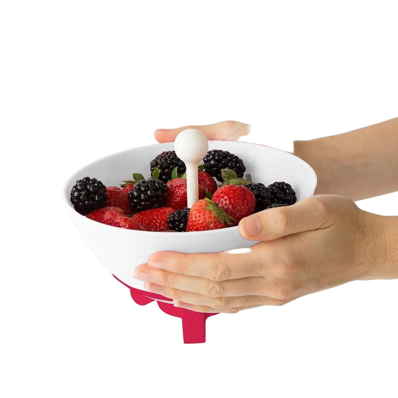 Bramble Rinse And Carry 3 - In - 1 Red Berry Basket - Waha Lifestyle