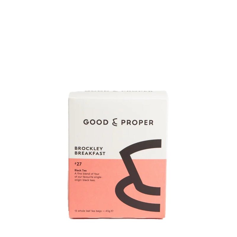 GOOD & PROPER TEA Brockley Breakfast Black Tea - 15bags - Waha Lifestyle
