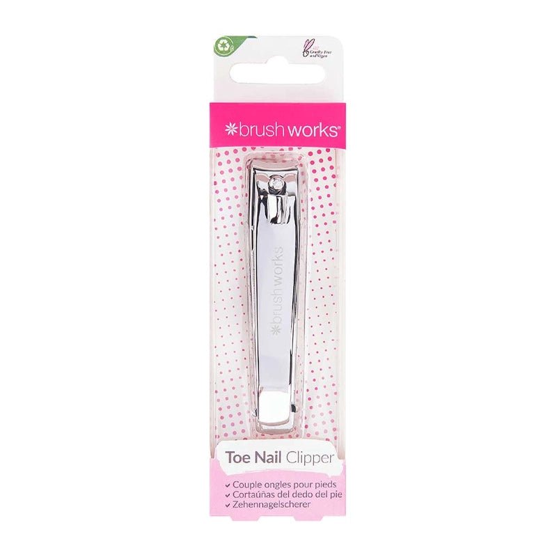 3-in-1 Stainless Steel Toenail Clipper with Built-In File & Cleaner