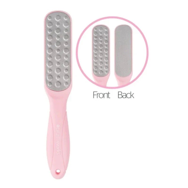 BRUSHWORKS Stainless Smooth Foot File - Pink in Kuwait - Waha Lifestyle