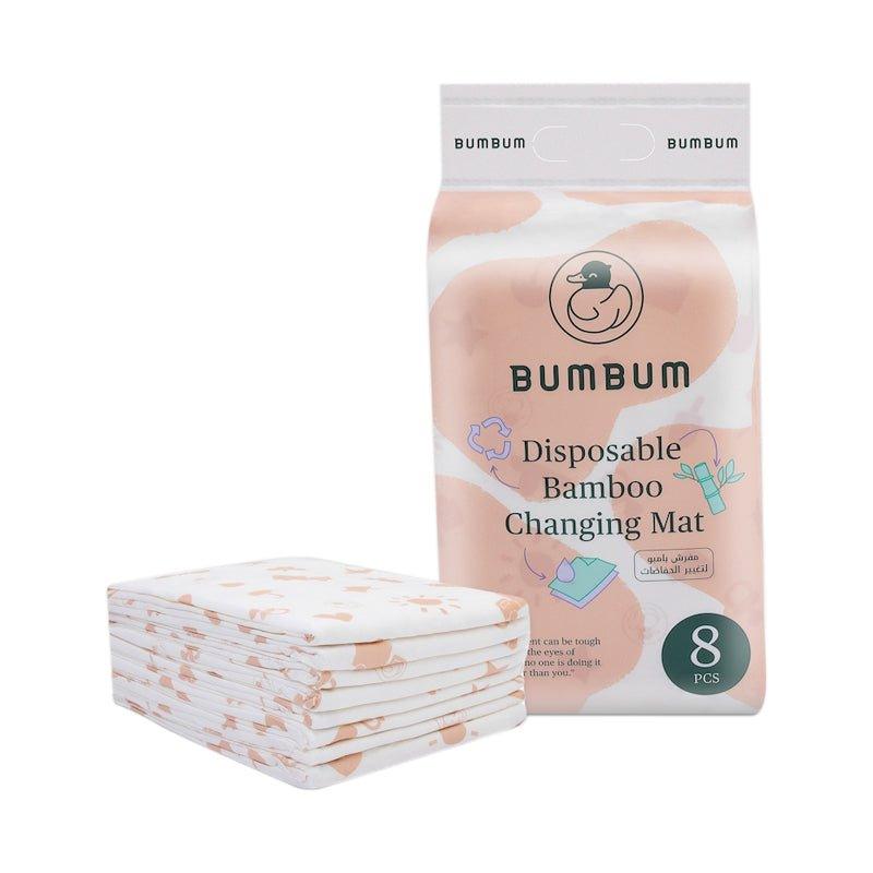 Bumbum Organic Changing Mat - Made From Bamboo - 8pcs - Waha Lifestyle