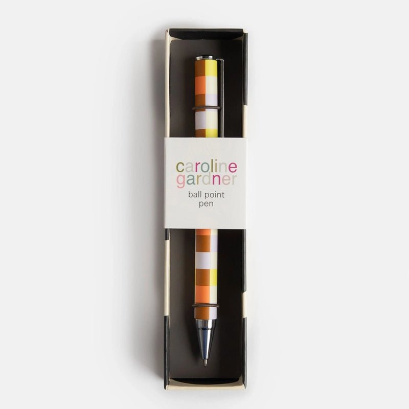 CAROLINE GARDNER Black Ink Ballpoint Pen with Matching Gift Box in Kuwait - Waha Lifestyle