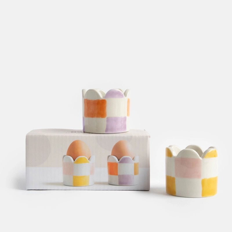 Stoneware Egg Cups - Set of 2
