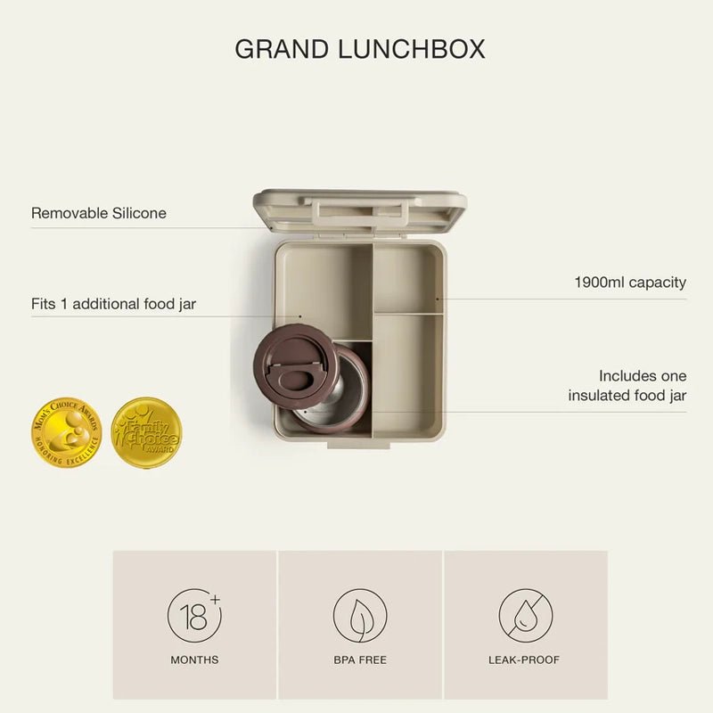 CITRON Grand 4 - Compartment Kids Lunch Box With Food Jar in Kuwait - Waha Lifestyle