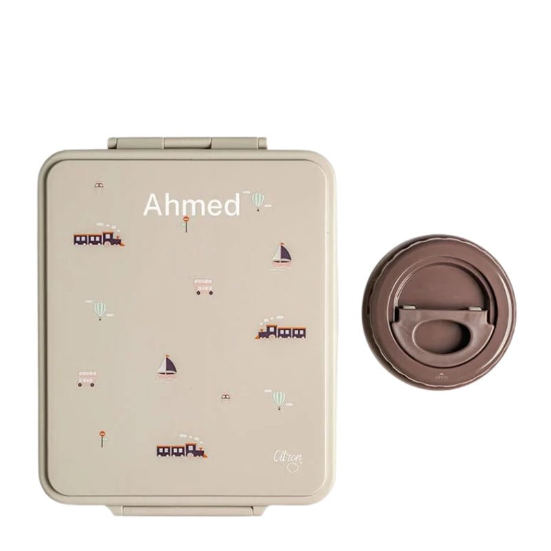 CITRON Grand 4 - Compartment Kids Lunch Box With Food Jar in Kuwait - Waha Lifestyle