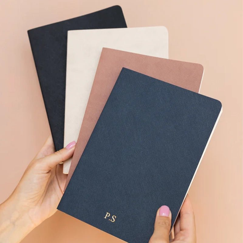 Classic Notebook with Elastic Closure & Back Pocket - Waha Lifestyle