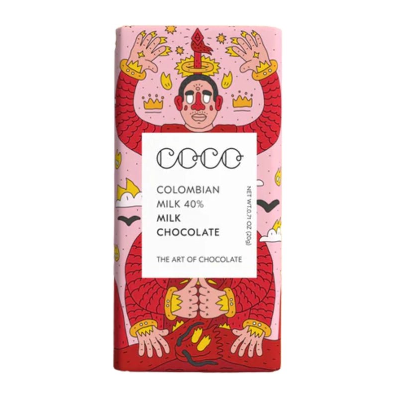 Colombian 40% Milk Chocolate Bar - 80g