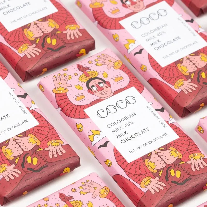 Colombian 40% Milk Chocolate Bar - 80g