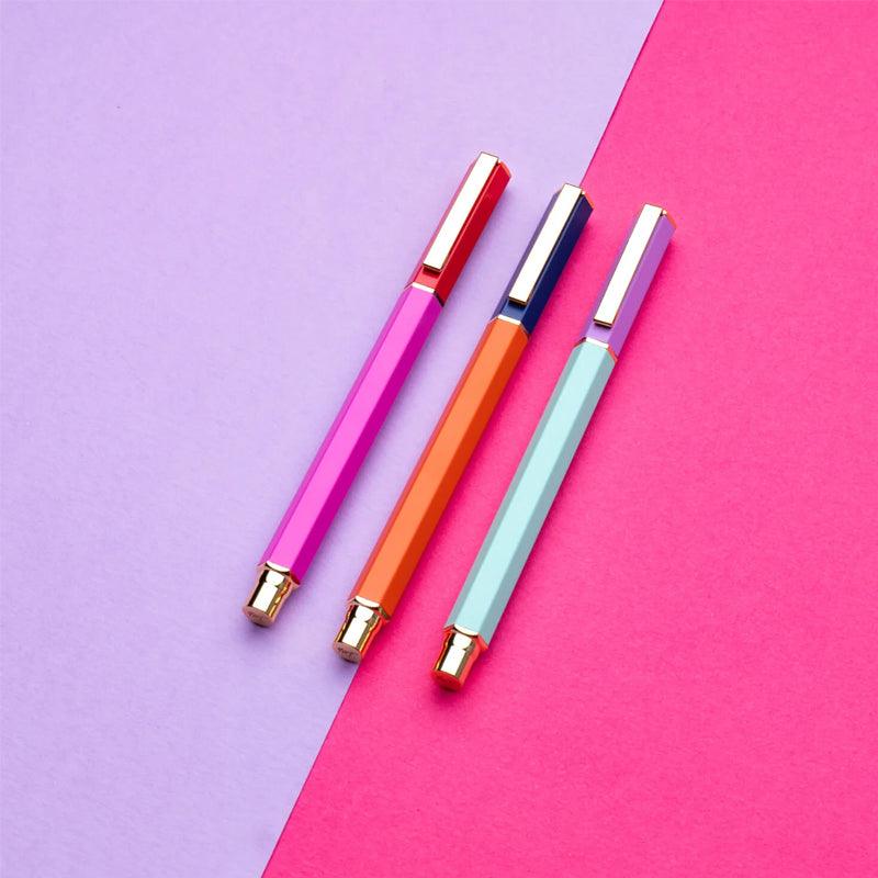 Contrast Hexagonal Ballpoint Pen - Waha Lifestyle