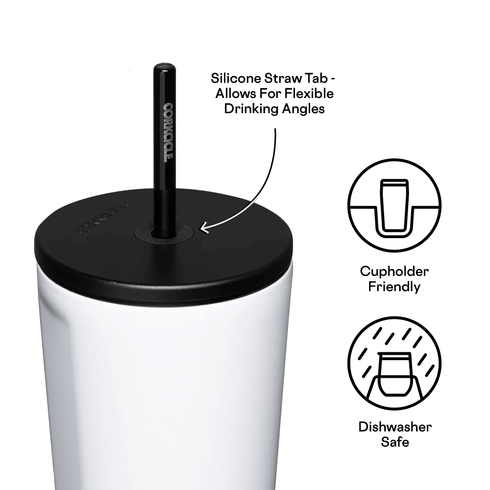 CORKCICLE Cold Cup Insulated Tumbler With Straw - 710ml in Kuwait - Waha Lifestyle