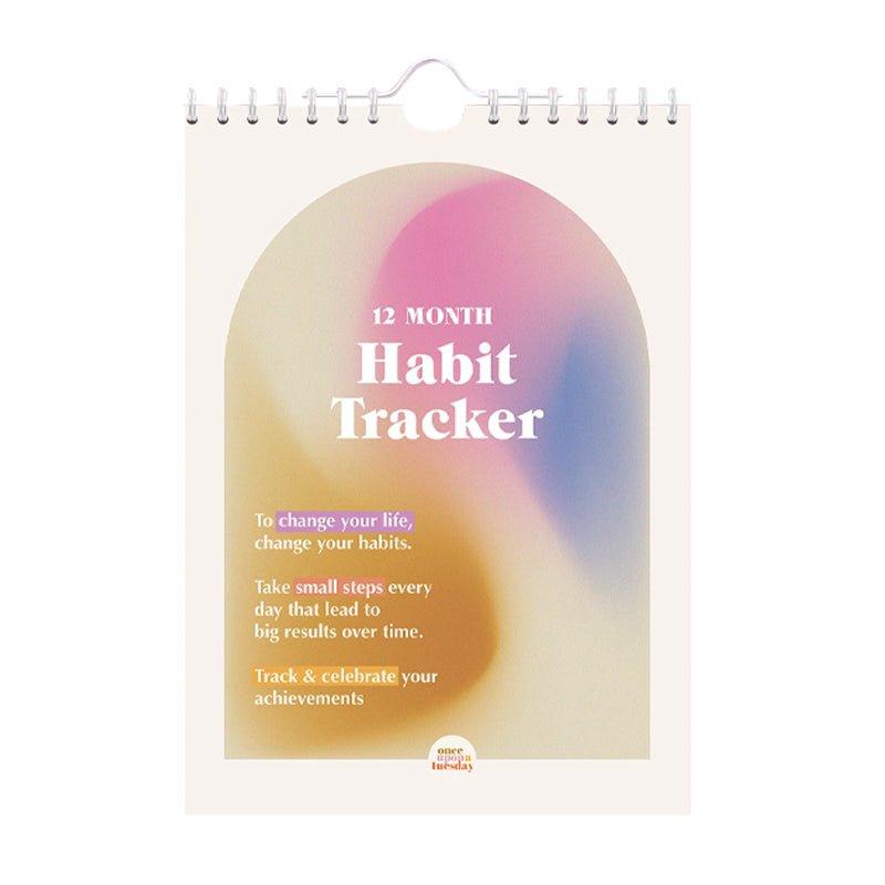 Daily Habit Tracker 12 Month Goal Planner - A5 - Waha Lifestyle