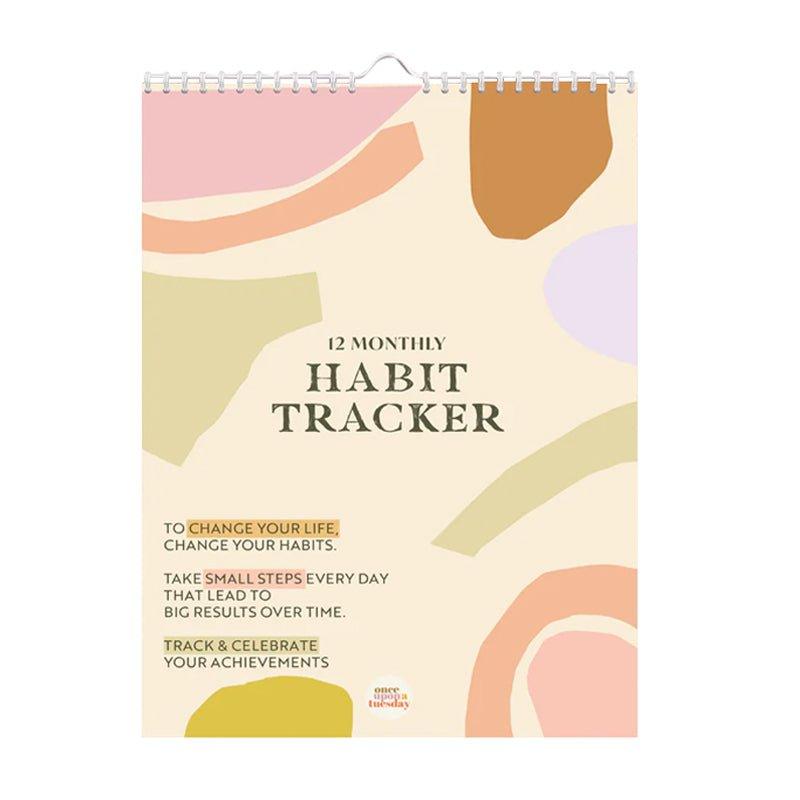 Daily Habit Tracker 12 Month Goal Planner - A5 - Waha Lifestyle