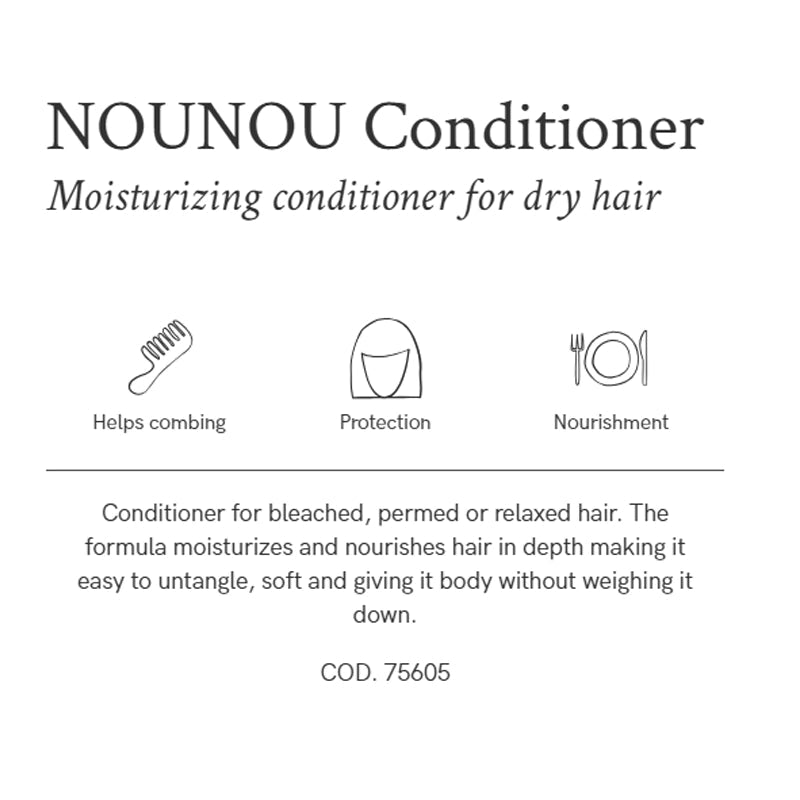 Nounou Moisturizing Conditioner For Dry Hair - 250ml