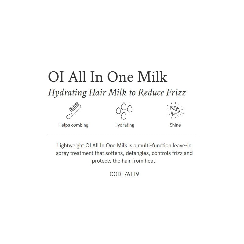 Oi All in One Milk Leave-in Hair Hydrating Spray - 135ml