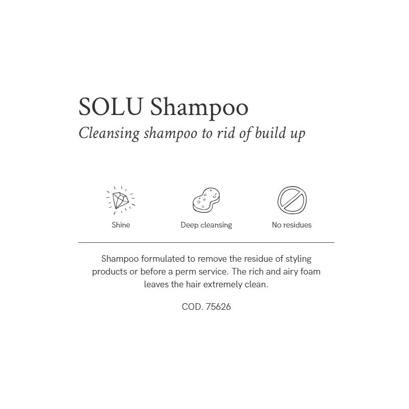 Solu Clarifying Shampoo for Removing Buildup - 250ml