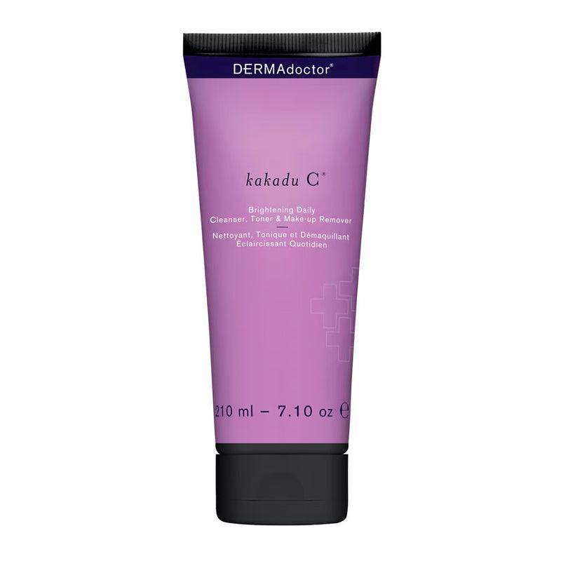 Dermadoctor Kakadu C Brightening Daily Facial Cleanser, Toner & Makeup Remover - 210ml - Waha Lifestyle
