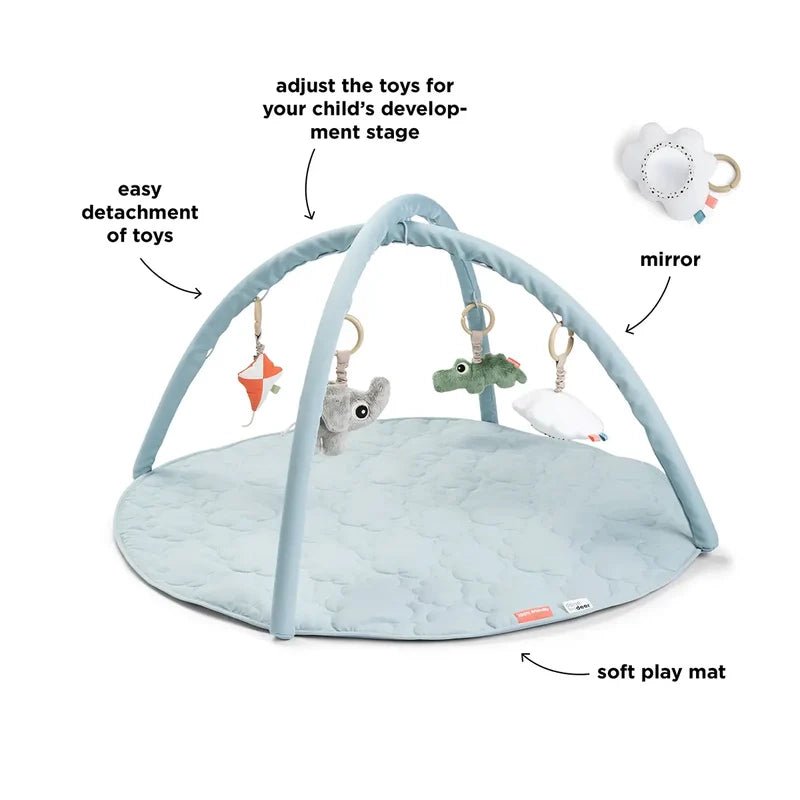 Playground Activity Play Mat with Arches - Blue