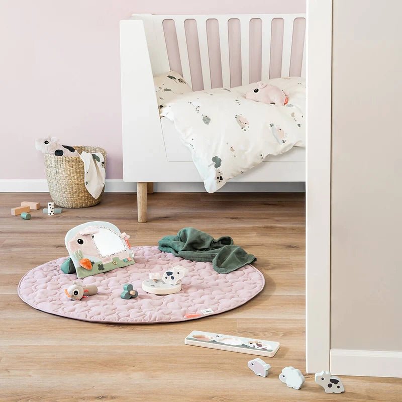 Tiny Farm Activity Play Mat with Arches - Powder