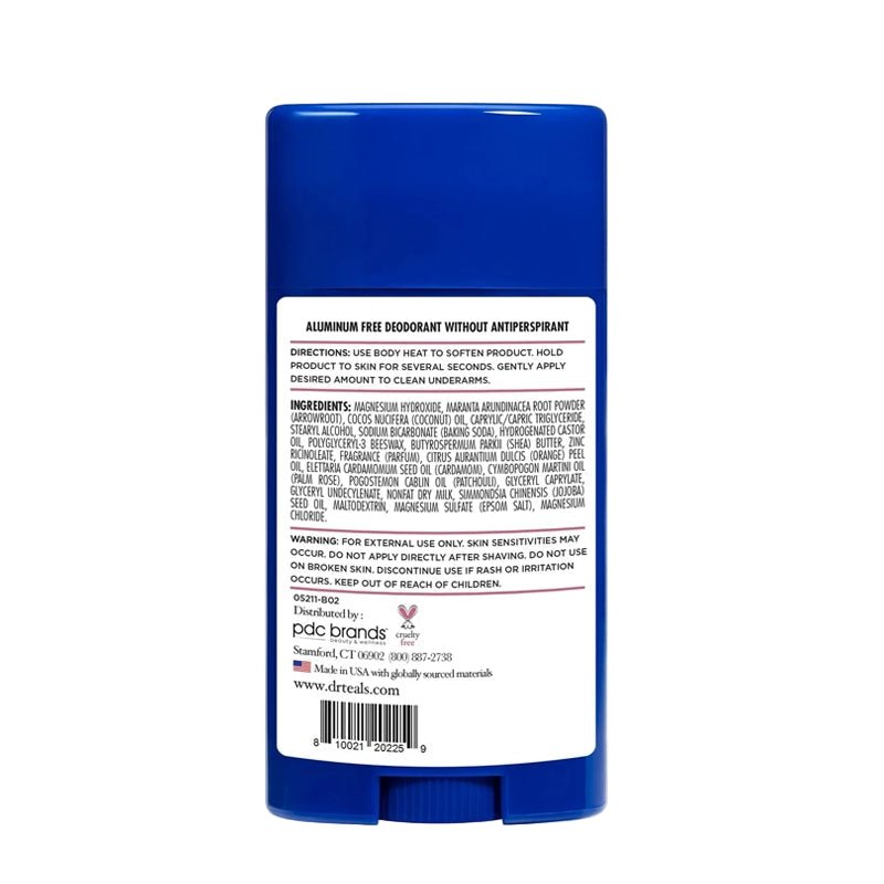 Aluminum Free Deodorant with Rose & Milk - 75g