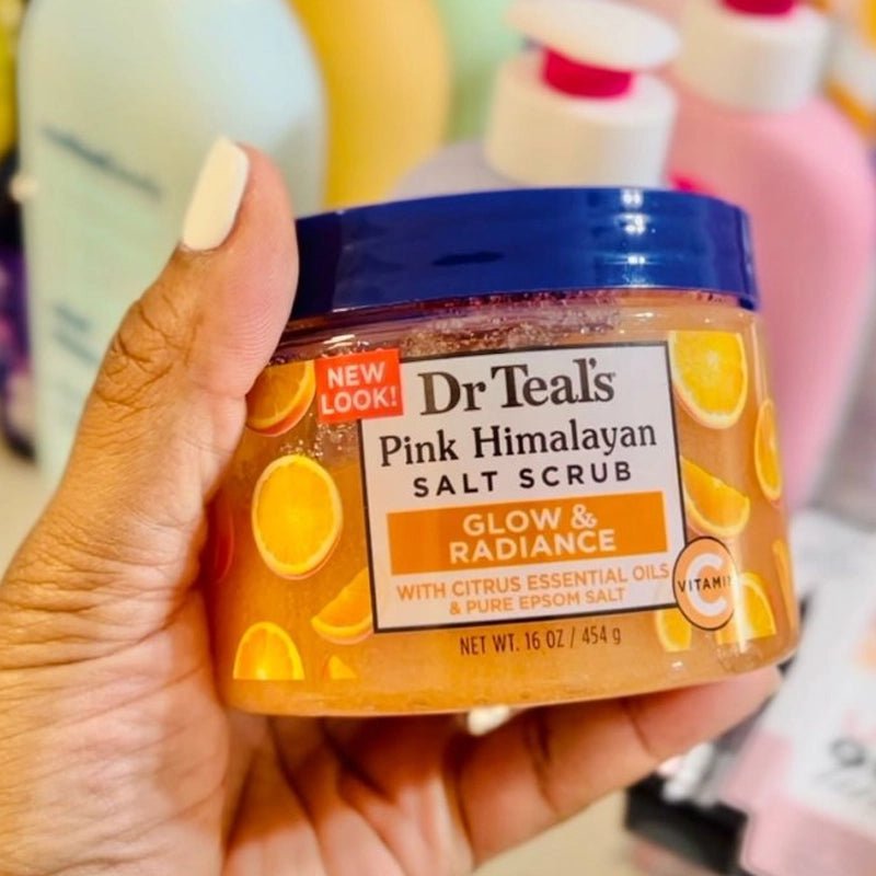 Glow and Radiance Pure Epsom Salt Scrub with Vitamin C - 454g