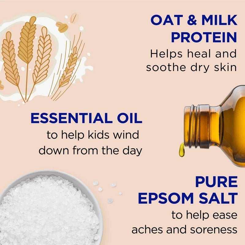 Kids 3-in-1 Oat & Milk Bubble Bath Body Wash & Shampoo - 591ml