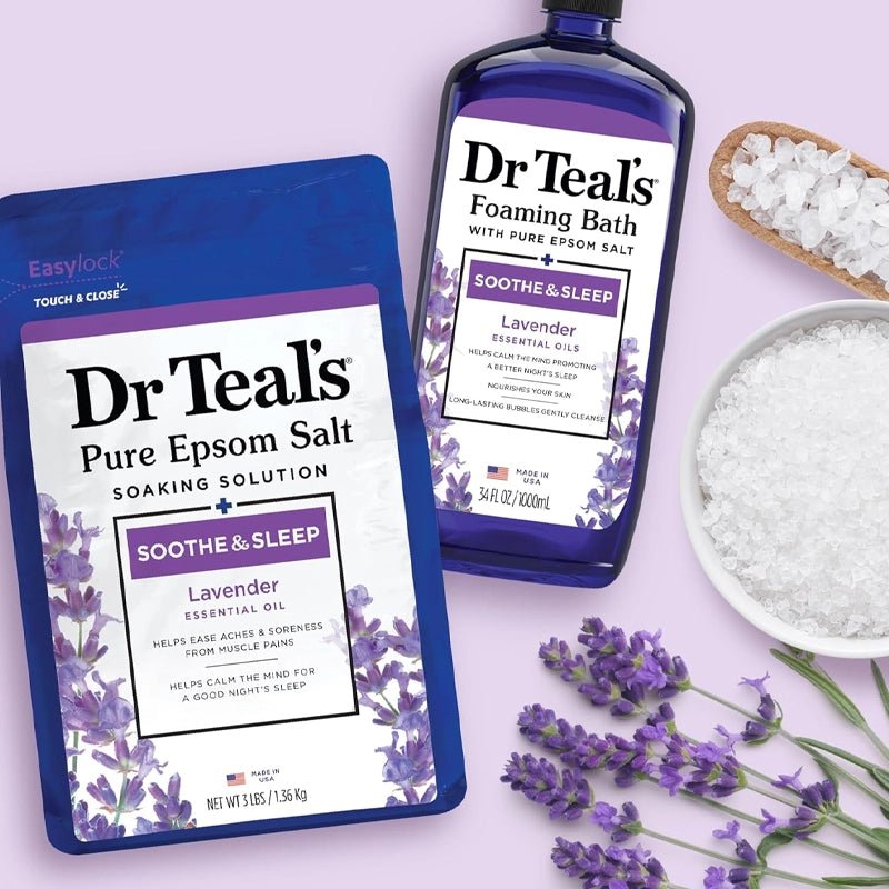 Soothe & Sleep Pure Epsom Salt Lavender Soaking Solution - 450g