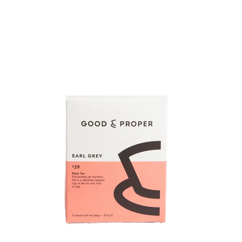 GOOD & PROPER TEA Earl Grey Black Tea - 15bags - Waha Lifestyle