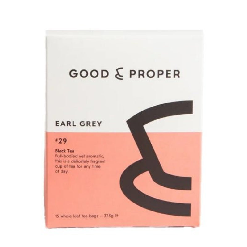 GOOD & PROPER TEA Earl Grey Black Tea - 15bags - Waha Lifestyle