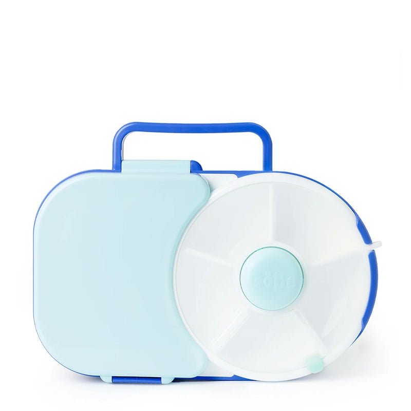 2-in-1 Bento Style Kids Lunchbox with Removable Snack Spinner Flip