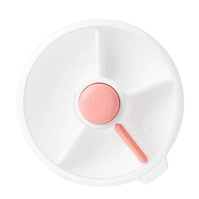 Large Snack Spinner Container for Kids with Compartments